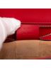 Gucci 100% Leather Red Medium Leather Web Sylvie Top Handle Bag One size - photo 2