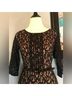 Nine West Leopard Print Black Tan Cocktail Dress Size 6 - photo 9