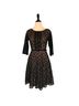 Nine West Leopard Print Black Tan Cocktail Dress Size 6 - photo 1