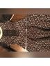 Nine West Leopard Print Black Tan Cocktail Dress Size 6 - photo 8