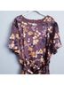 Baltic Born Floral Brown Multi Color Casual Dress Size 3X - photo 3