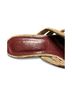 STAUD 100% Velvet Tan Sandals Size EU 37 - photo 3