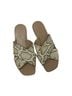 Everlane 100% Leather Snake Print Multi Color Sandals Size 9 - photo 1