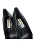 Steve Madden 100% Leather Black Silver Heels Size 5 1/2 - photo 3