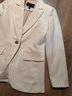 Banana Republic Stripes White Gray Blazer Size 0 - photo 5