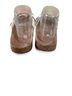 Indigo Rd. 100% Leather White Brown Sandals Size 10 - photo 4
