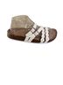 Indigo Rd. 100% Leather White Brown Sandals Size 10 - photo 1