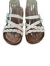 Indigo Rd. 100% Leather White Brown Sandals Size 10 - photo 2