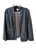 Chico's 50% Cotton 45% Polyester 4% Spandex 100% Polyester Solid Black Blazer Size L - photo 1