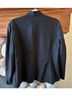 Chico's 50% Cotton 45% Polyester 4% Spandex 100% Polyester Solid Black Blazer Size L - photo 4