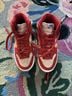 Nike Red Yellow White Sneakers Size 7 - photo 4