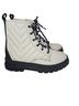 Wonder Nation White Black Boots Size 4 - photo 1