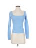 TNA Blue Long Sleeve Top Size S - photo 1