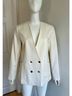 Kule 100% Wool Solid White Blazer Size L - photo 5