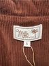 Mille 100% Cotton Solid Brown Coat Size S - photo 10