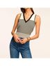Ramy Brook Stripes Black Knit Tank Top Size XXS - photo 2