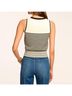 Ramy Brook Stripes Black Knit Tank Top Size XXS - photo 3