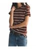Z Supply Brown Foundation Stripe Tee Size M - photo 2