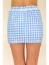 KESTAN Plaid Blue Cottage Skirt Size XS - photo 3