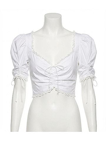 For Love & Lemons Kylie Crop Top (view 1)