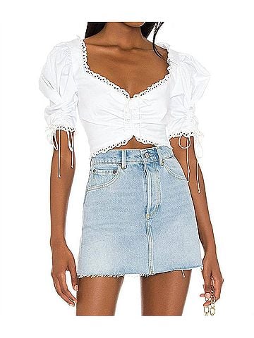 For Love & Lemons Kylie Crop Top (view 2)