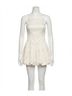 LoveShackFancy Solid Brown Jake Satin Mini Dress Size 0 - photo 1