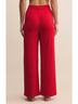 Z Supply Solid Red Luxe Pointelle Pants Size S - photo 4