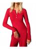 Z Supply Solid Red Luxe Pointelle Pants Size M - photo 5