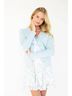 KESTAN Solid Blue Juniper Cardigan Size S - photo 3