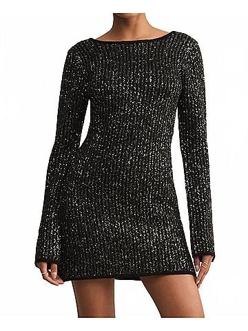 Z Supply La Marca Sequin Mini Dress (view 2)