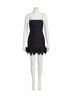 LoveShackFancy Solid Black Kennedi Mini Dress Size 6 - photo 1