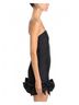 LoveShackFancy Solid Black Kennedi Mini Dress Size 6 - photo 3