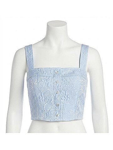 Amanda Uprichard Spade Remington Brocade Top (view 1)