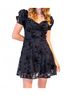 KESTAN Floral Black Teagan Mini Dress Size L - photo 4