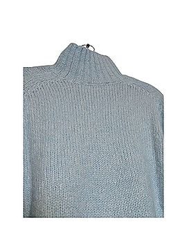Madewell Fluffy Wool Balham Hi-Low Turtleneck Pullover Sweater (view 2)