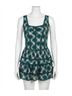 LoveShackFancy Plaid Green Torres Dress Size 6 - photo 1
