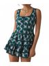 LoveShackFancy Plaid Green Torres Dress Size 6 - photo 2