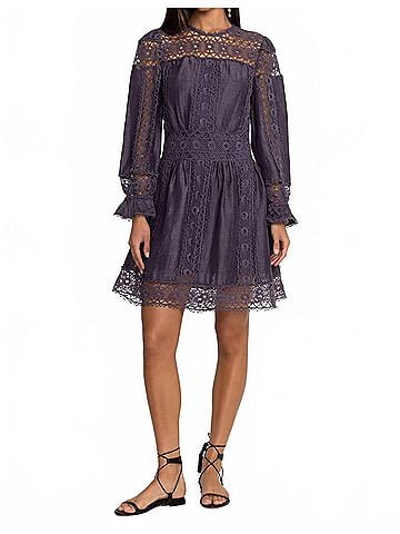 Johnny Was Mitska Lace Mini Dress (view 2)