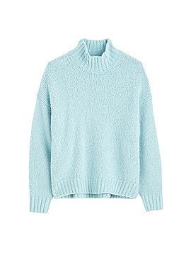 Madewell Fluffy Wool Balham Hi-Low Turtleneck Pullover Sweater (view 1)