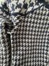 J.Crew 100% Merino Houndstooth Black Gray Pullover Sweater Size S - photo 4
