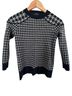 J.Crew 100% Merino Houndstooth Black Gray Pullover Sweater Size S - photo 1