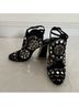 Kat Maconie 100% Suede Black Gold Heels Size 9 - photo 6