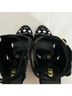Kat Maconie 100% Suede Black Gold Heels Size 9 - photo 9