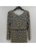 Mac Duggal 100% Polyester Floral Silver Gold Cocktail Dress Size 2 - photo 10