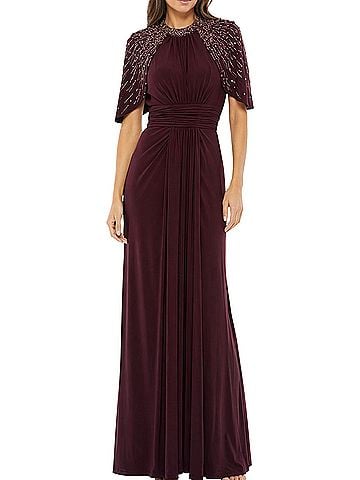 Mac Duggal Beaded Cocktail Dress (view 1)