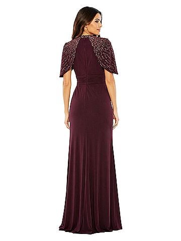 Mac Duggal Beaded Cocktail Dress (view 2)