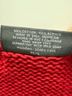 Wooden Ships Hearts Red Pullover Sweater Size L - photo 5