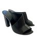 Vic Matie 100% Leather Solid Black Sandals Size 10 - photo 6