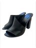 Vic Matie 100% Leather Solid Black Sandals Size 10 - photo 14