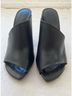 Vic Matie 100% Leather Solid Black Sandals Size 10 - photo 7